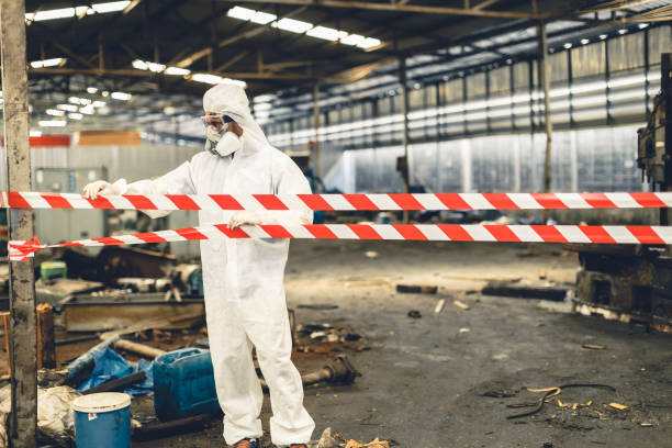 Professional Biohazard Cleanup technician working in Phoenix, OR
